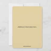 Editable Tree and Green Leaves Einladung (Rückseite)