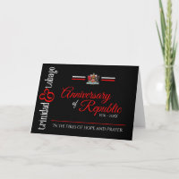 Editable Trinidad und Tobago Republic Jahrestag