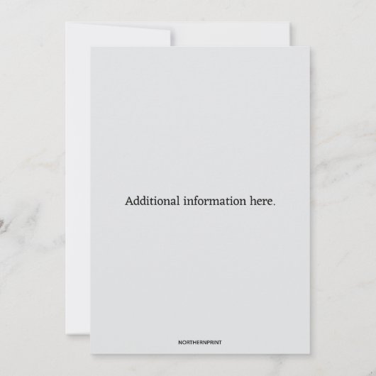 Editable Tropical Birthday GRILLEN Party Einladung (Rückseite)