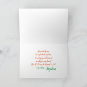 Editable Tropical Happy Birthday mein Trini Freund Karte (Innenseite)