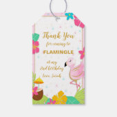 Editable Tropische Gastgeschenk-Labels Geschenkanhänger (Vorderseite)