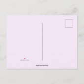 Editable Tulips in einem Jar Spring Dinner Einladu Einladungspostkarte (Rückseite)