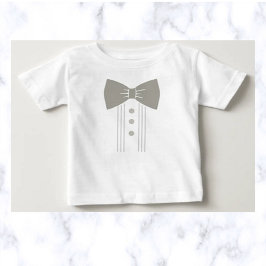 Editable Tuxedo Baby T-shirt