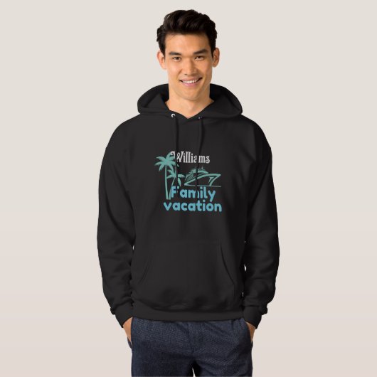 Editable Vacation Cruise Hoodie (Vorne ganz)