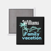 Editable Vacation Cruise Magnet (Vorderseite/Rückseite)