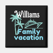 Editable Vacation Cruise Magnet (Vorne)