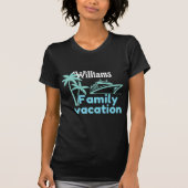 Editable Vacation Cruise T-Shirt (Vorderseite)