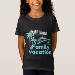 Editable Vacation Cruise T-Shirt