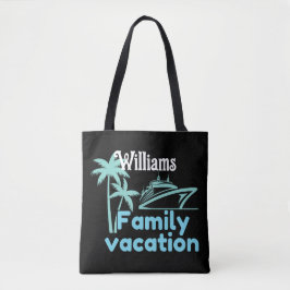 Editable Vacation Cruise Tasche