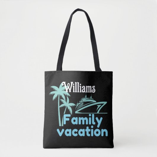 Editable Vacation Cruise Tasche (Vorderseite)