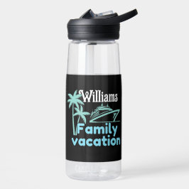 Editable Vacation Cruise Trinkflasche