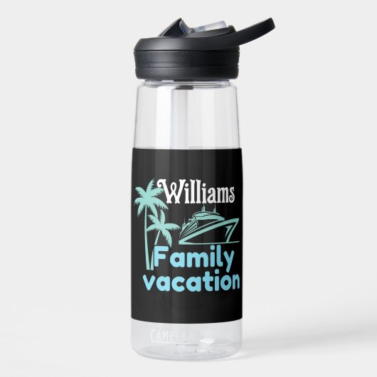Editable Vacation Cruise Trinkflasche (Links)