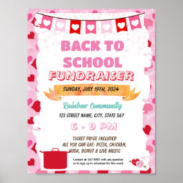 Editable Valentine potluck Flyer Poster