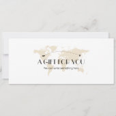 Editable Vancouver Canada Flugzeug Boarding Pass Einladung (Rückseite)