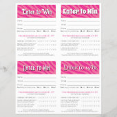 Editable Vendor Drawing Forms | Instant Download Flyer (Vorne)