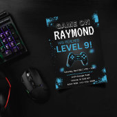 Editable Video Game Birthday Einladung