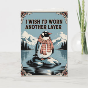 EDITABLE Vintag Funny Christmas Card Feiertagskarte