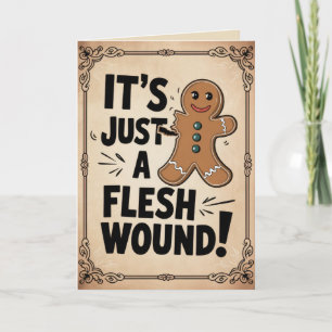 EDITABLE Vintag Funny Christmas Card Feiertagskarte