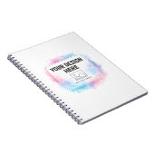 Editable Watercolor Design Template – Your Design Notizblock (Rechte Seite)