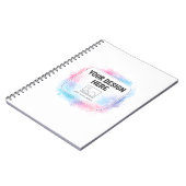 Editable Watercolor Design Template – Your Design Notizblock (Linke Seite)