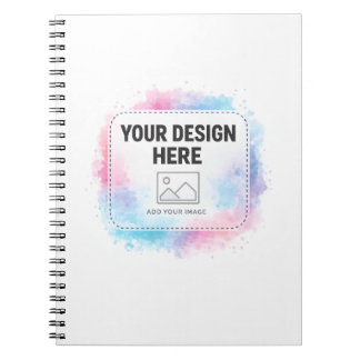 Editable Watercolor Design Template – Your Design Notizblock