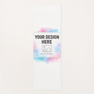 Editable Watercolor Design Template – Your Design Yogamatte