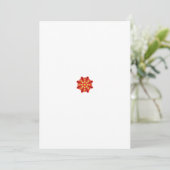 Editable Watercolor Floral Wedding Einladung (Stehend Vorderseite)