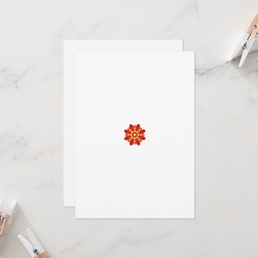 Editable Watercolor Floral Wedding Einladung (Vorderseite/Rückseite Beispiel)