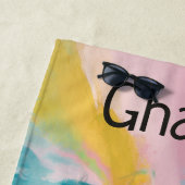 Editable Wave Strandtuch (Beispiel)