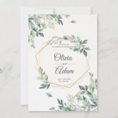 Editable Wedding Invitation Set | Vorne & Hinten Einladung (Rückseite)
