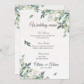 Editable Wedding Invitation Set | Vorne & Hinten Einladung (Vorne/Hinten)