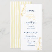Editable Wedding Menu Menükarte (Vorne/Hinten)