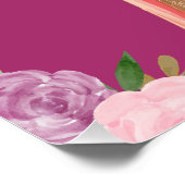 Editable Wedding Sign Poster (Ecke)