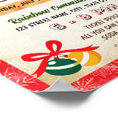 Editable Weihnachtsschmuck Fundraiser Flyer Poster (Ecke)