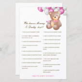 Editable Wer kennt Mommy und Daddy Best? (Vorne/Hinten)