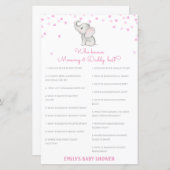 Editable Wer kennt Mommy und Daddy Best? (Vorne/Hinten)