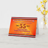 (Editable Years) Happy Birthday T&T Independence Karte (Gelbe Blume)