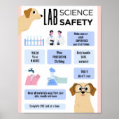 EditableScience LABRADOR Safety School Klassenpost Poster (Vorne)