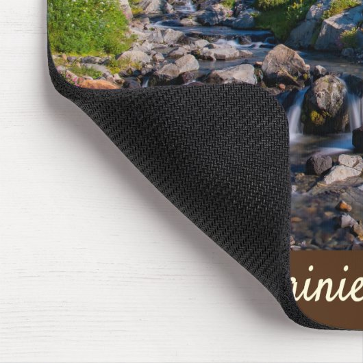 Edith Creek und Rainier Morning Light Mousepad (Ecke)