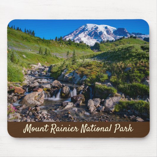 Edith Creek und Rainier Morning Light Mousepad (Vorne)