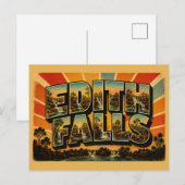 Edith Falls NT Australien Kaskadierende Wasserfäll Postkarte (Vorne/Hinten)