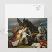 Edith Finding the Body of Harold, 1828 Postkarte (Vorne/Hinten)