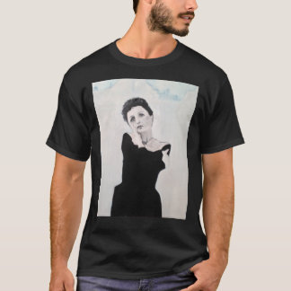 Edith Piaf Portrait Painting Classic T - Shirt