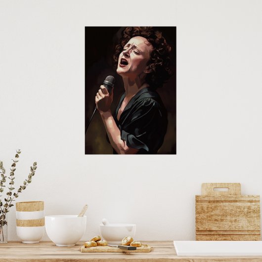 Edith piaf poster (Küche)