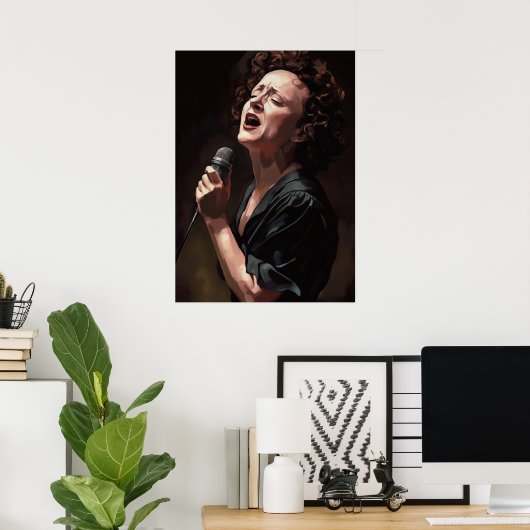 Edith piaf poster (Heimbüro)