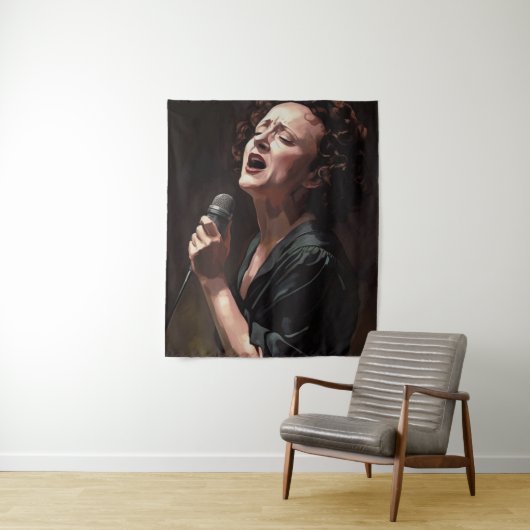 Edith piaf wandteppich (Beispiel)