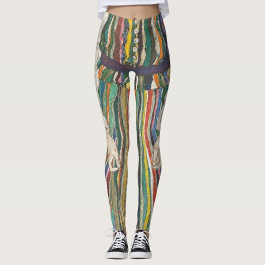 Edith Schiele von Egon Schiele Leggings (Vorderseite)