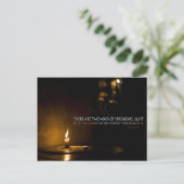 Edith Wharton Inspiration Zitat "Licht" Postkarte (Stehend Vorderseite)