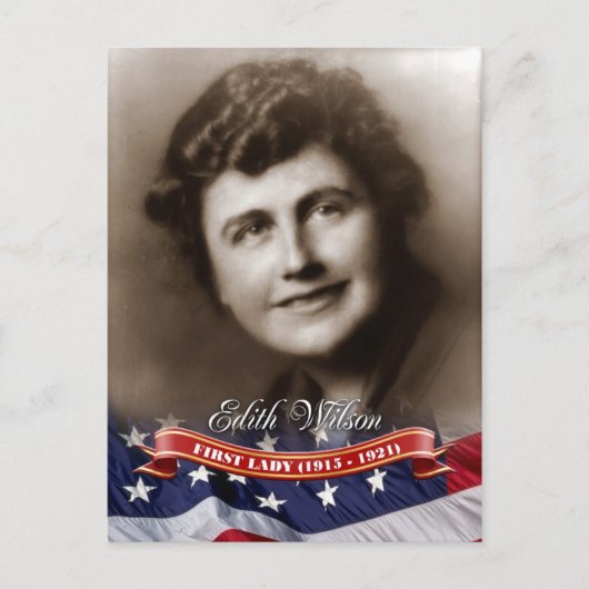Edith Wilson, First Lady aus den USA Postkarte (Vorderseite)