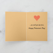 Editierbar am Miles Valentinstag Karte (Innenseite)